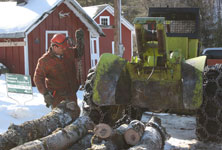 Jake Rosa of Dry Brook Custom Logging & Lumber