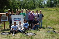Dannon Corporate Day of  Service at Westchester Land Trust