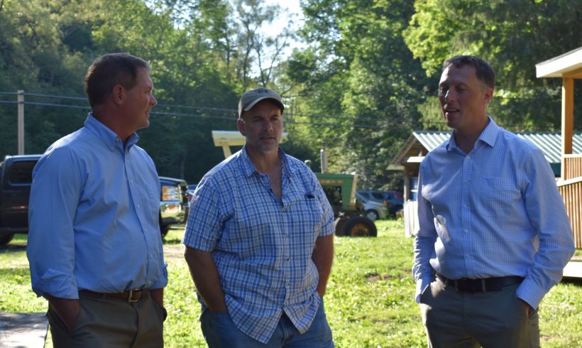 NFU Advisor from SE England tours NYC Watershed Farms NFU Advisor from SE England tours NYC Watershed Farms