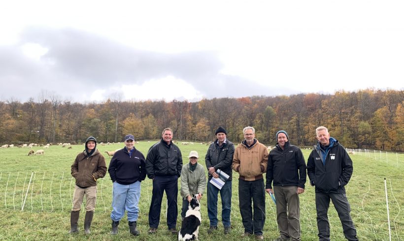 Welsh Farmers from the Brecon Beacons visit WAC Farms