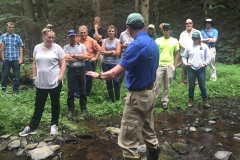 Dr. Sweeney discussing healthy streams
